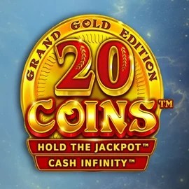 20 Coins Grand Gold Edition logo by Wazdan at Bruce Bet Casino20 Coins Grand Gold Edition