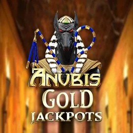 Anubis Gold Jackpots online game logo by Inspired Gaming on brucebett.com.pl
