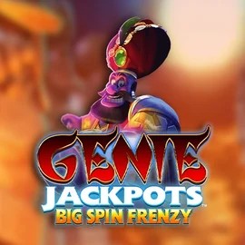 Jackpots logo of Genie Jackpots: Big Spin Frenzy from Blueprint Gaming at Bruce Bet Casino