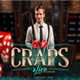 Live Craps game by Evolution – logo hosted on Bruce Bet Casino