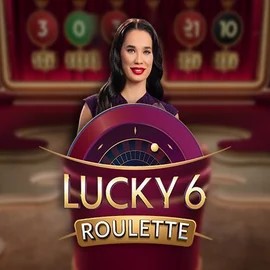 Lucky 6 Roulette slot logo by Pragmatic Play at Bruce Bet Casino