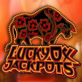 Lucky Ox Jackpots online game logo by Rival on brucebett.com.pl
