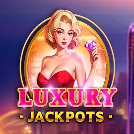Luxury Jackpots slot logo by Triple Cherry at Bruce Bet Casino