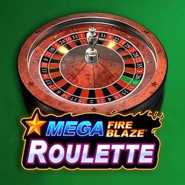 Mega Fire Blaze Roulette logo by Playtech at Bruce Bet Casino