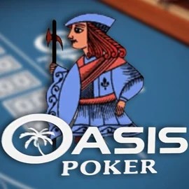 Oasis Poker logo by Nucleus Gaming at Bruce Bet CasinoOasis Poker