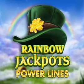 Official Jackpots logo: Rainbow Jackpots Power Lines by Red Tiger Gaming at Bruce Bet Casino