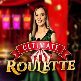 Official Live Casino logo: Ultimate Roulette by Ezugi at Bruce Bet Casino
