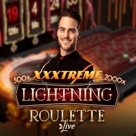 XXXtreme Lightning Roulette logo by Evolution at Bruce Bet Casino